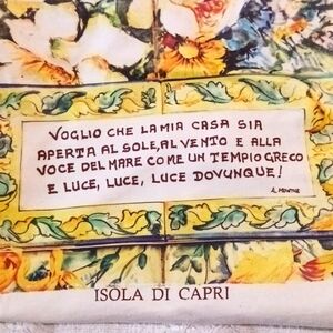 Beautiful T-Shirt from Capri Italy 🇮🇹 Isola Di Capri : Island of Capri.    💝